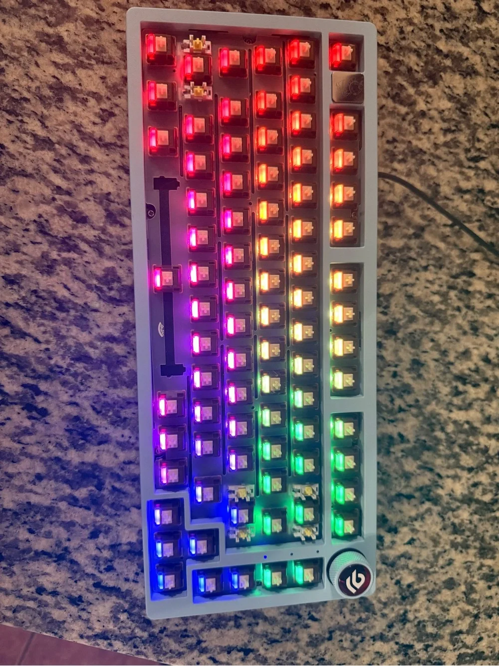 Leobog hi75 keyboard and k21 num pad